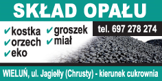 SKŁAD OPAŁU Wieluń - Kostka - Groszek - Orzech - Miał - Eko