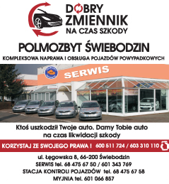POLMOZBYT ŚWIEBODZIN Kompleksowa Naprawa i Obsługa Pojazdów Powypadkowych