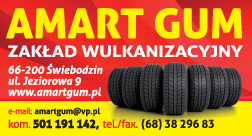 AMART-GUM s.c. Zakład Wulkanizacyjny Świebodzin Sprzedaż, Serwis Opon i Felg