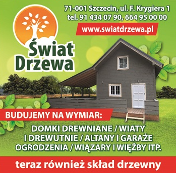 ŚWIAT DRZEWA Szczecin Skład Drzewny i Producent Domków Drewnianych Na Wymiar