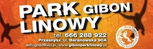 PARK LINOWY "GIBON" w Przasnyszu  Obsługa Grup Szkolnych / Organizacja Urodzin