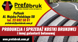 "PREFABRUK" Wytwórnia Prefabrykatów Betonowych Pułtusk 