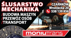 MONIUTRANS Czarnków  Ślusarstwo / Mechanika / Budowa Maszyn / Przewóz Osób / Transport