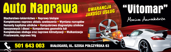 PUH "VITOMAR" Mariusz Anuszkiewicz Białogard  Auto Naprawa